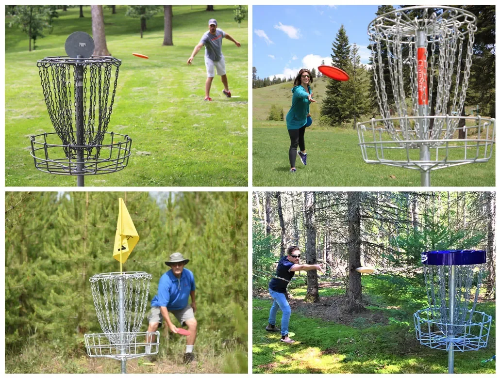 Amazon Hot Selling Outdoor Leisure Game Family Exercise Metal Flying Disc Golf Goal Targer Basket