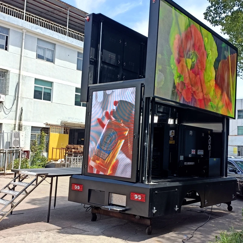 JCT 3360W LED digital screen ISUZU/FOTON/DONGFENG/HINO billboard advertising truck for sale