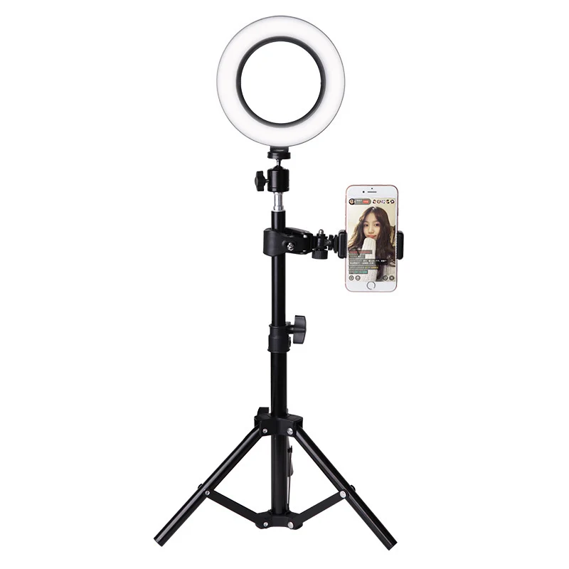 Factory Supply Makeup Dimmable Led Camera Beauty Ringlight 10 Inch Selfie Ring Light With Tripod