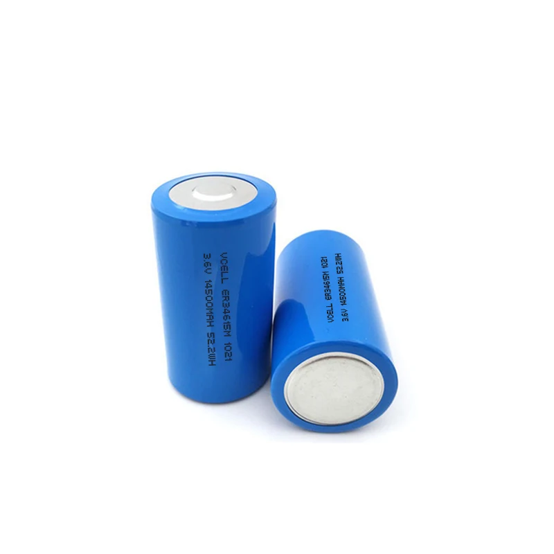 Hot Selling ER34615M 3.6V 14500mAh Li-SCOL2 Primary Lithium Battery for Gas Meter/Water Meter/Monitor Devices