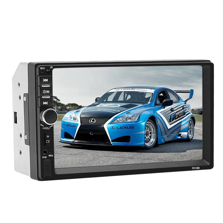 7018 Touch Screen Car Stereo Radio Fm mp3 mp4 mp5 car audio video usb In Dash Car Auto Radio Player