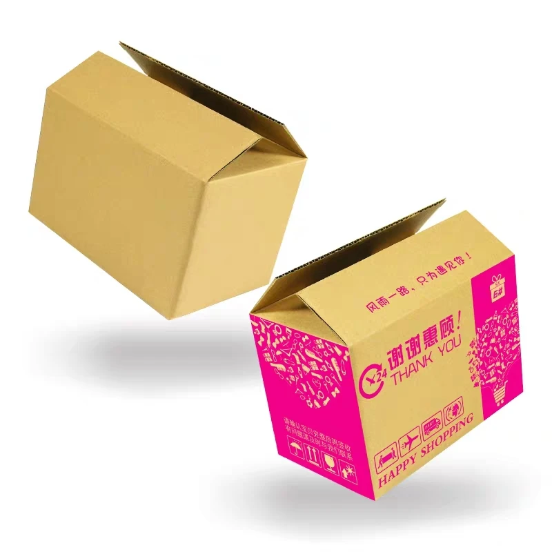 
pink folding large corrugated box white small mailing carton boxes corrugated papers pizza box 