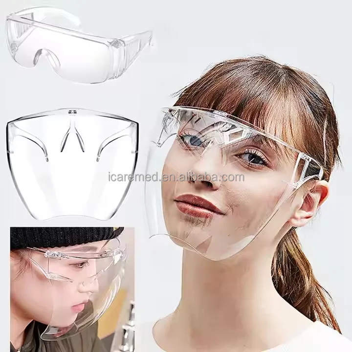 Factory Price Popular Durable Transparent Eye Protective  Anti Fog Eye Protection Face Shield