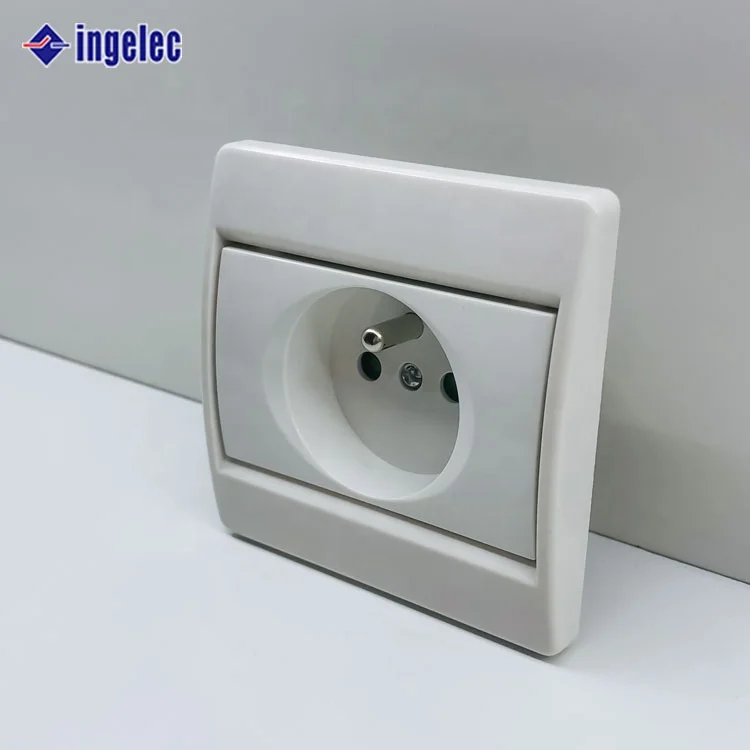 Ingelec French three-prong wall switch socket electrical products official brand 16A current 220V