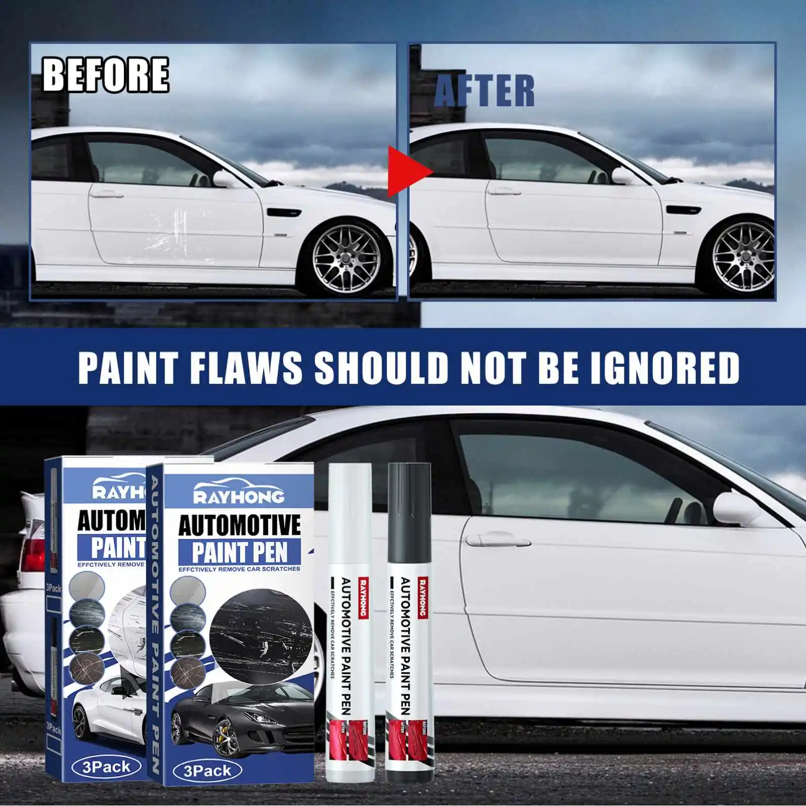 Dropshipping winning product agent car paint fixer paint surface scratch repair healing pen trace paint healing pen