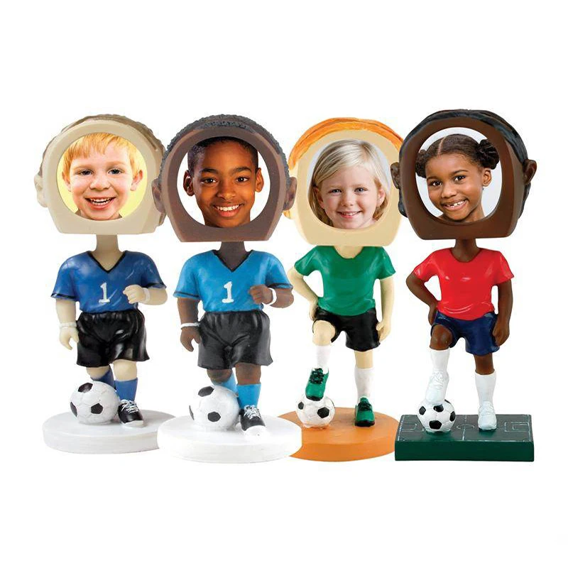 Оптовая продажа Футбольная фоторамка головка для подарка