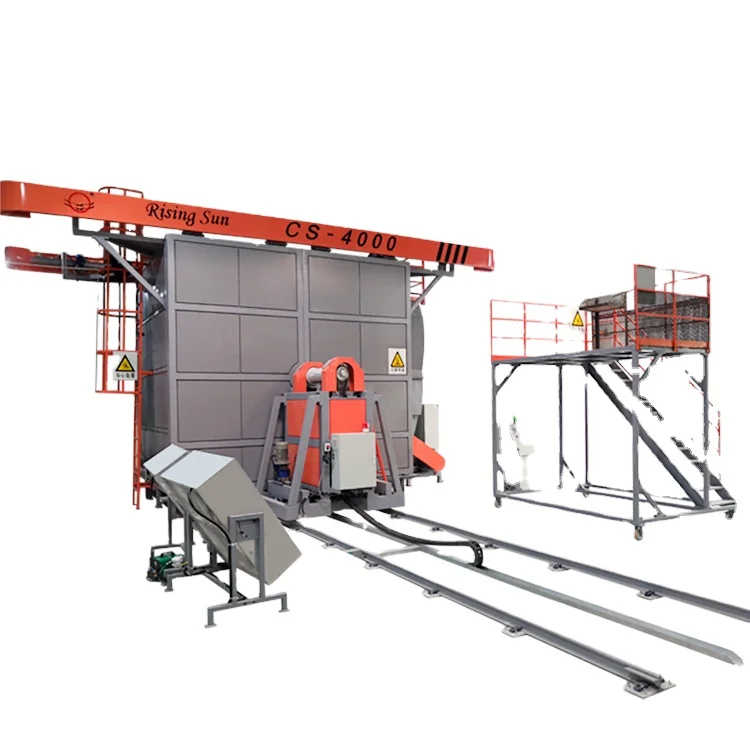 shuttle rotomolding machine bixial rotational molding