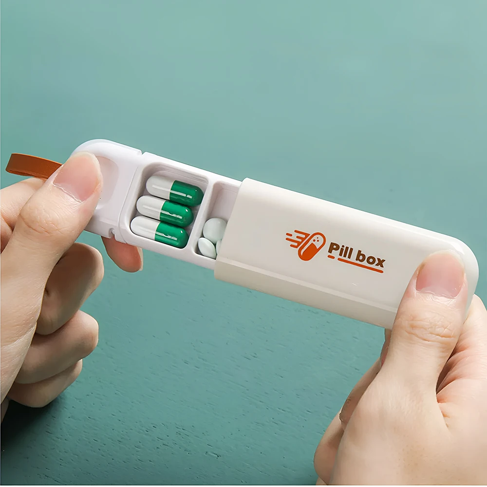 NBBLUESKY Wholesale Mini 3 Compartment New Style Cute Small Plastic Pill Box