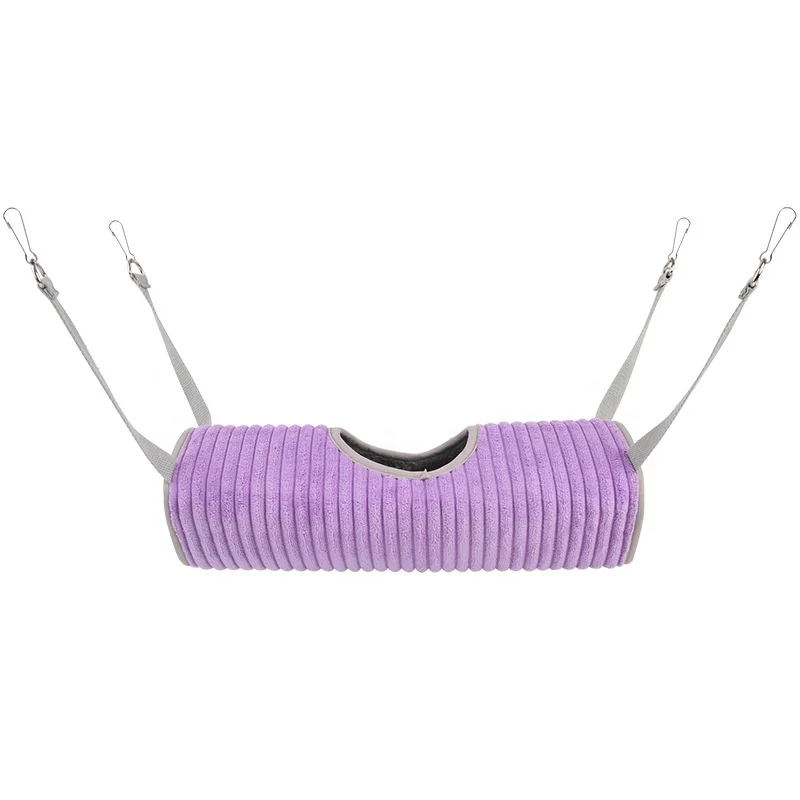 Hamster ferret hammock washable pet bed winter flannel warm cylinder sling tunnel squirrel sleeping nest sugar glider pet toys