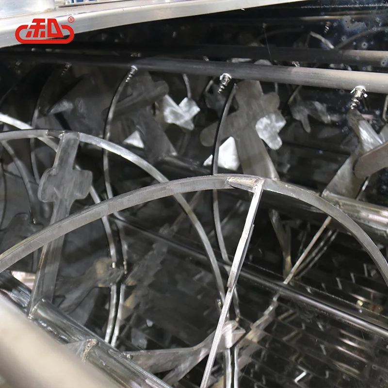 HXJX 1 ton per batch single shaft horizontal powder feed mixer with factory price