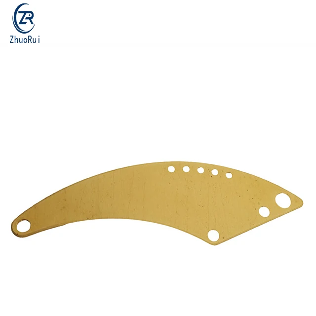 Custom Any shape brass name plates round rectangle blank brass dog tags logo engraved solid brass blank