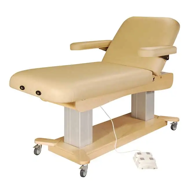 Watt Liftback High Quality 2 Motor Good Sell Portable Physiotherapy Massage Bed Treatment Table Beauty Bed