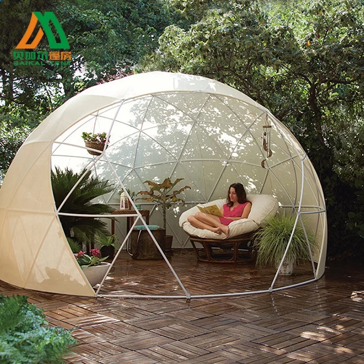  Роскошная Прозрачная Пластиковая купольная садовая палатка igloo 3 6