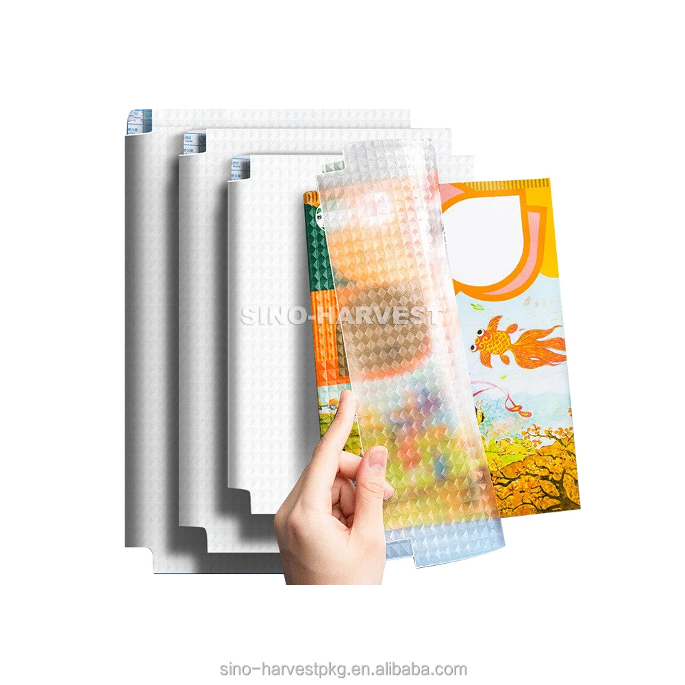 School Student Used Protective Adhesive Book Cover For Textbooks Pvc Transparent Self Adhesive School Book Cover