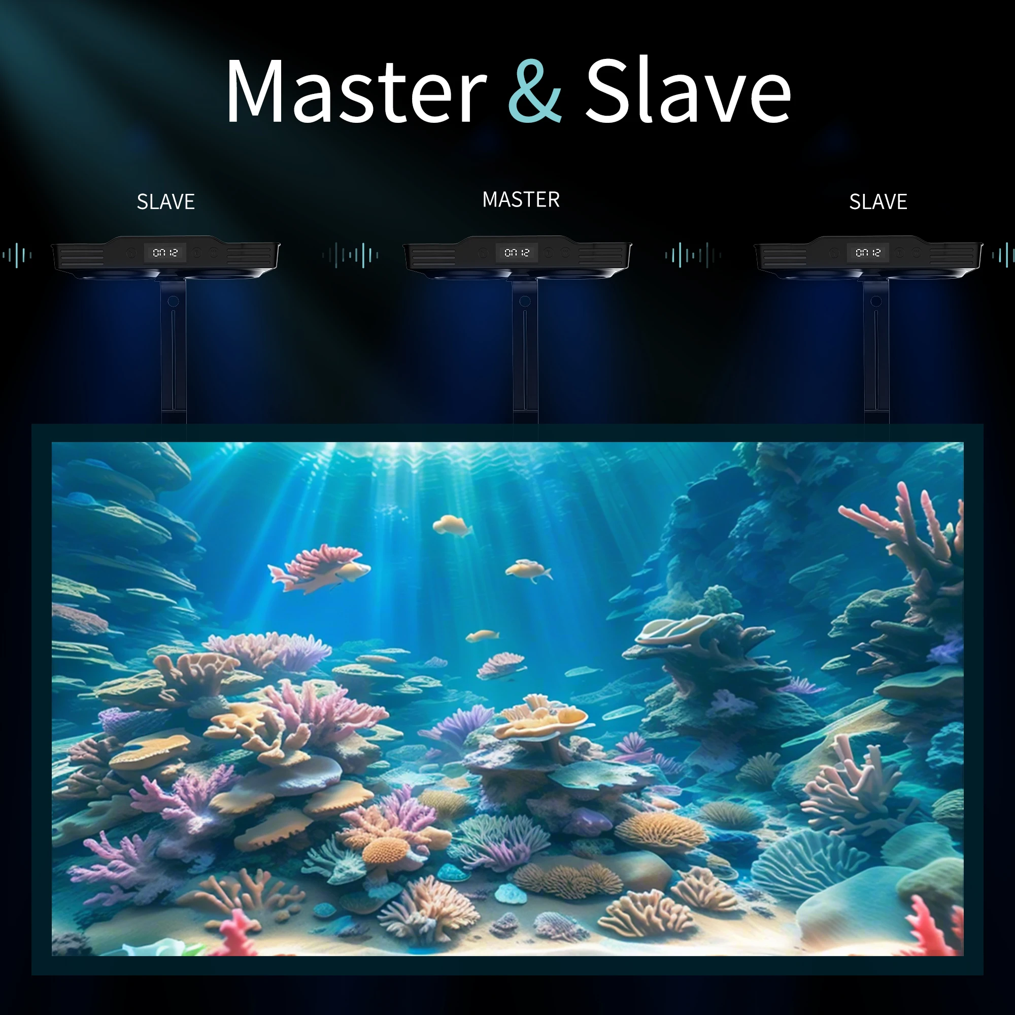CTLite Touch Control Sunrise Sunset Dimmable Build-in Timer 35W LED Aquarium Light For Coral Reef Fish Saltwater Tank