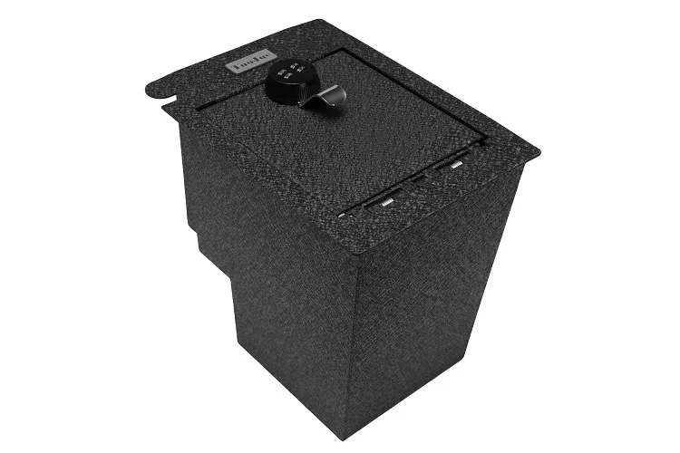 Tuojue Car Security Safe Box Metal Material Interior Accessories Gun Safe for Toyota 4 Runner 2010 to 2021 Storage Vehicle Black