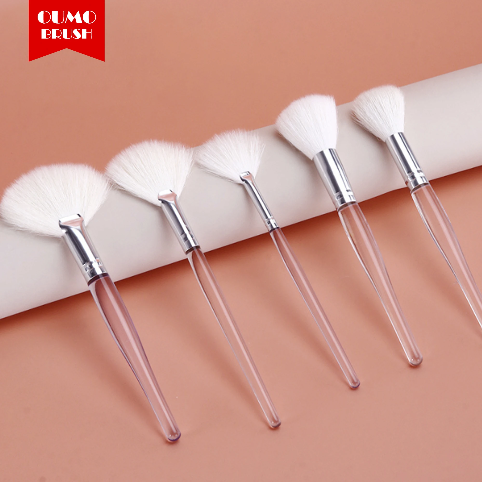 OUMO  private label  goat hair face cleansing makeup brush mask makeup brushes