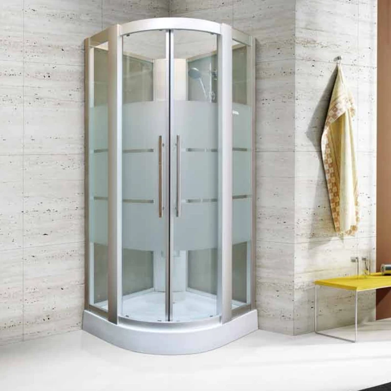 8mm Bathroom Shower Double Sliding Door Bathroom Glass