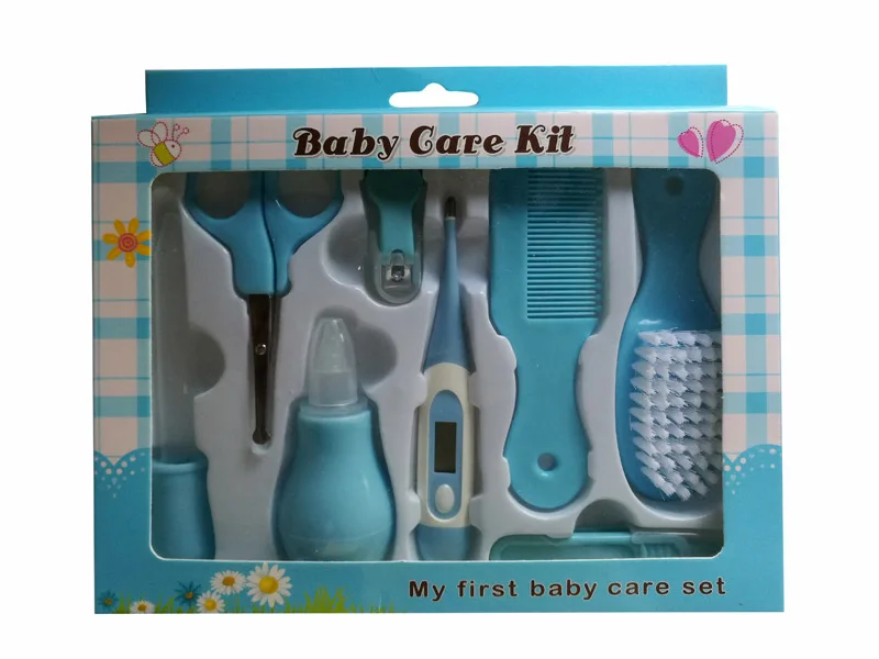 multifunctional nursery baby care kit health care  beauty care  comb nail clip  pincer thermometer