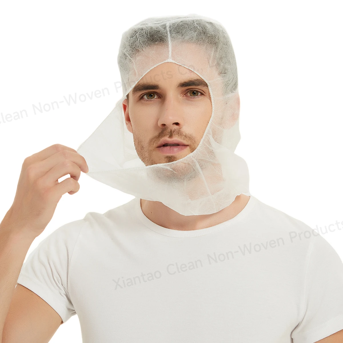 Disposable space cap oversized hood cover white medical hood hairnet food PP Cap Space Disposable Caps for Food factory