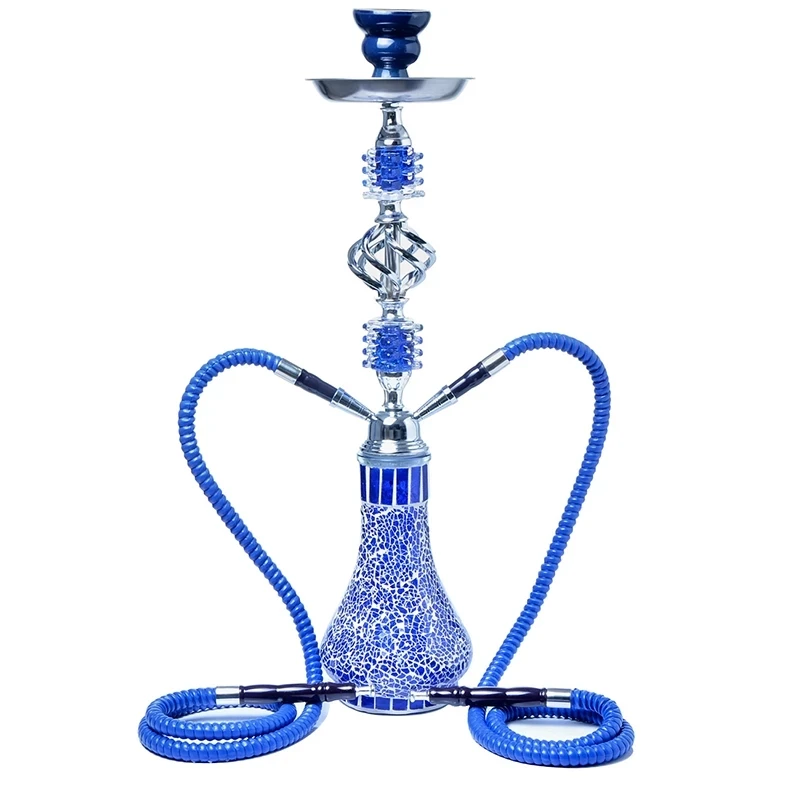 NEW Glass Arab Hookah Shisha Cup Sheesha chicha Smoking Accessories Nargile for Shisha Hookah Set Double Smoke Pipe Shisha