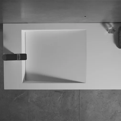 Modern Designs Artificial Stone Bathroom Sink solid surface hanging Basin