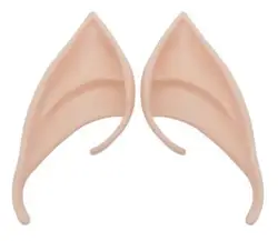 10cm 12cm Halloween Latex Elf Ears Light Skin Dark Cosplay Props