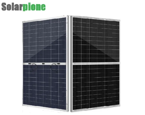 Power Banks Power Station Bifacial Solar Panel 365w 370w 375w 380w 120 Half cells 9BB 166mm Low price in production line
