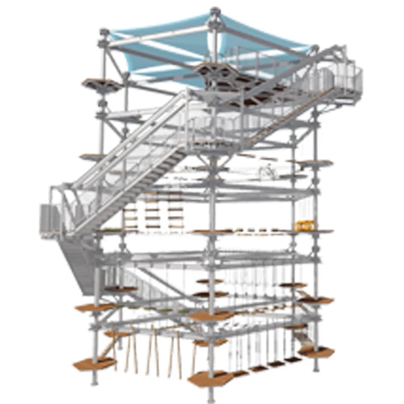 amusement park manufacturer Cowboy wholesales  Hexagonal crystal tower equipment for children