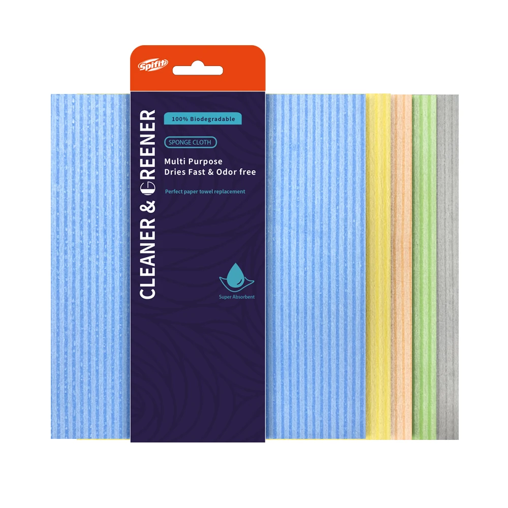 High Quality Durable Custom Print Sponge Cloth for Daily Use in Kitchen Dish Application