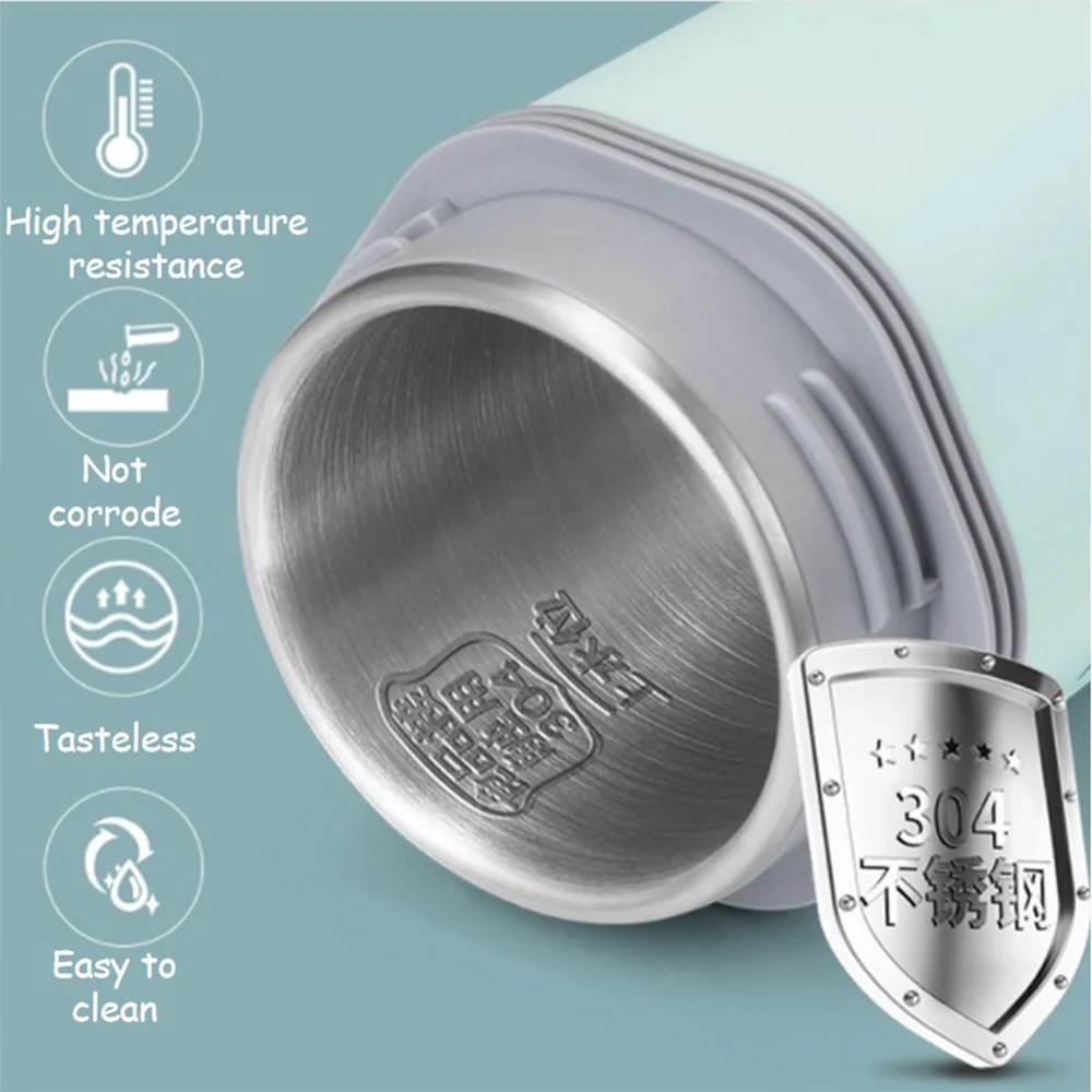 Mini Electric Kettle Cup with Battery Manufacturer 12V Car Portable Water Travel 450ML Mechanical OEM Stainless Steel 300 450