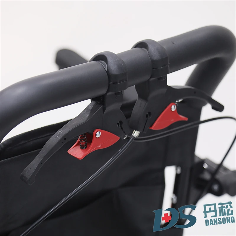 Dansong new style wheelchair airplane wheelchair with hand brake