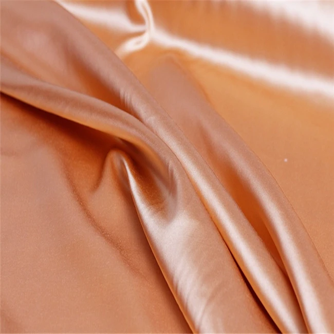 Elegant Cheap Shiny Soft Silk Cotton Satin Fabric for Skirt Shirt Clothing