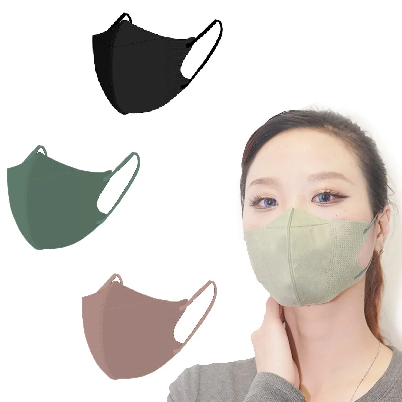 Цветная маска для лица бабочки регулируемые KN95 3D одноразовые маски 4 слоя