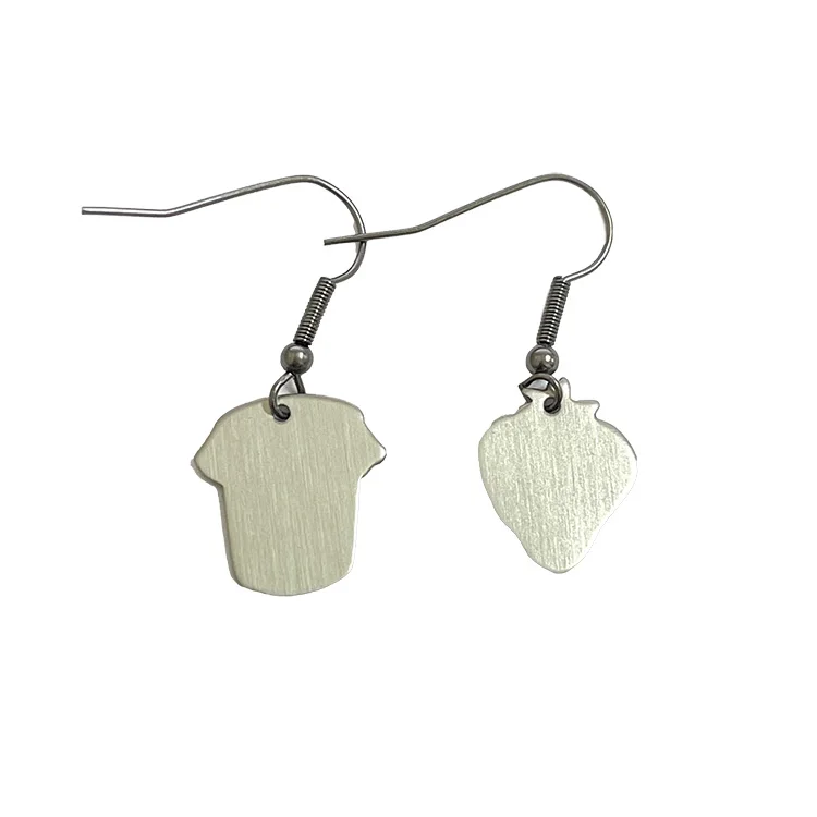 High Quality Custom Pendant Metal Enamel Charms Ornament Earrings For Girl