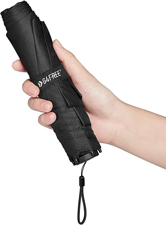 Factory Wholesale promotional advertising umbrella gifts and UV protection black glue sunshade folding portable umbrella