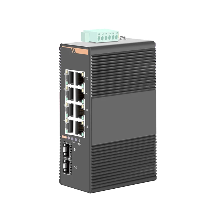 12VDC вход 24VDC Вход Промышленный 8-портовый Ethernet-коммутатор питания через