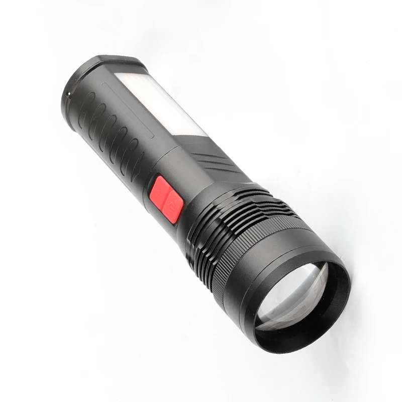 Outdoors patrol High Power hotel flashlight led Tactical Aluminum telescopic zoom torch lights