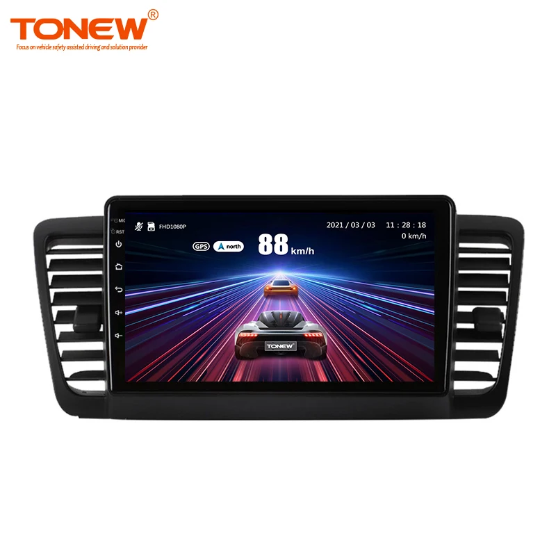 Автомобильный стерео-видеоплеер Tonew с сенсорным экраном, DVD, GPS, Android для Subaru Legacy 2003, 2009, радио, видеорегистратор с двумя объективами, камера для автомобиля