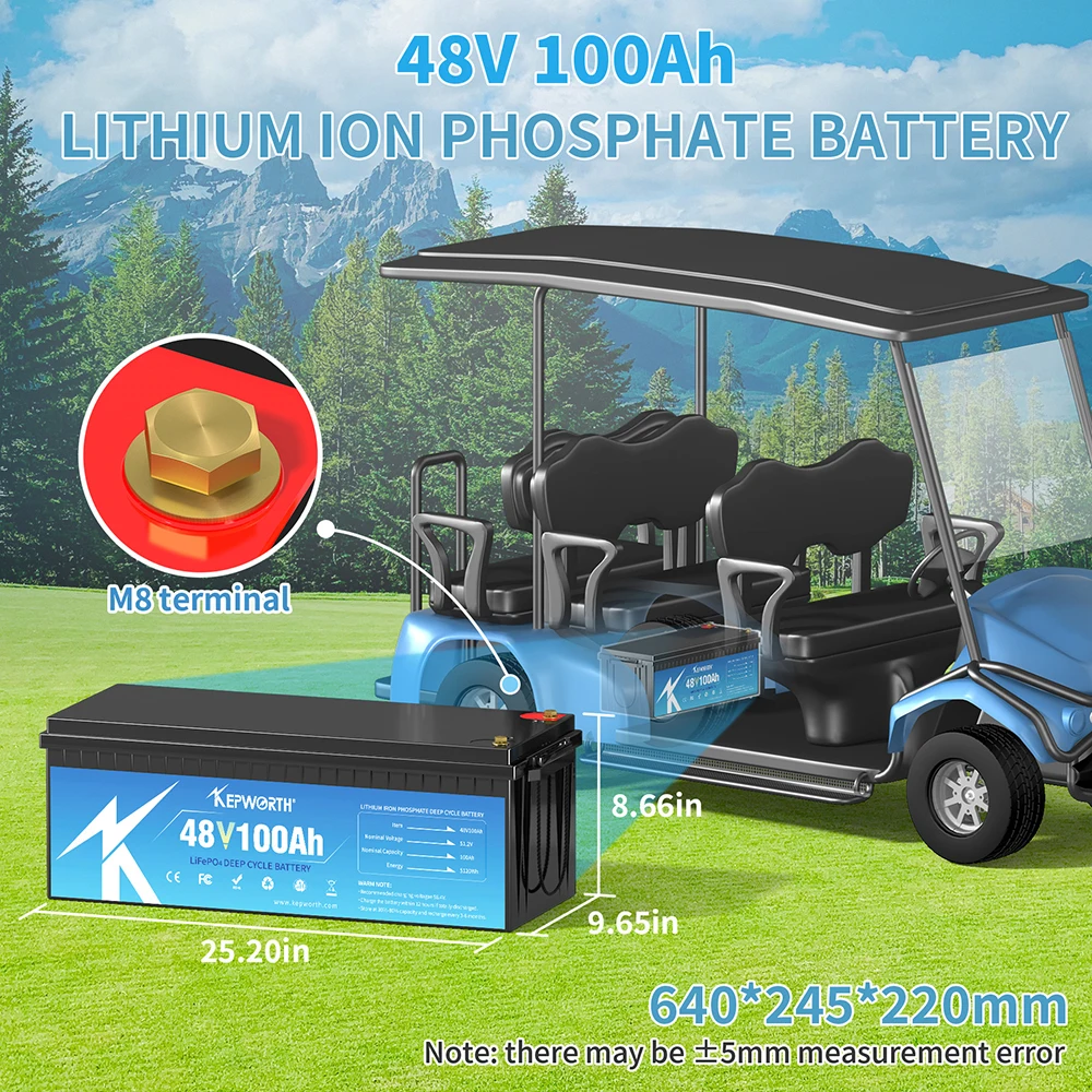 Wholesale EU stock Lifepo4 48V 100Ah 200Ah lithium ion Battery Pack 51.2 V 5KWh 10KWh Energy Storage with BMS for RV golf carts