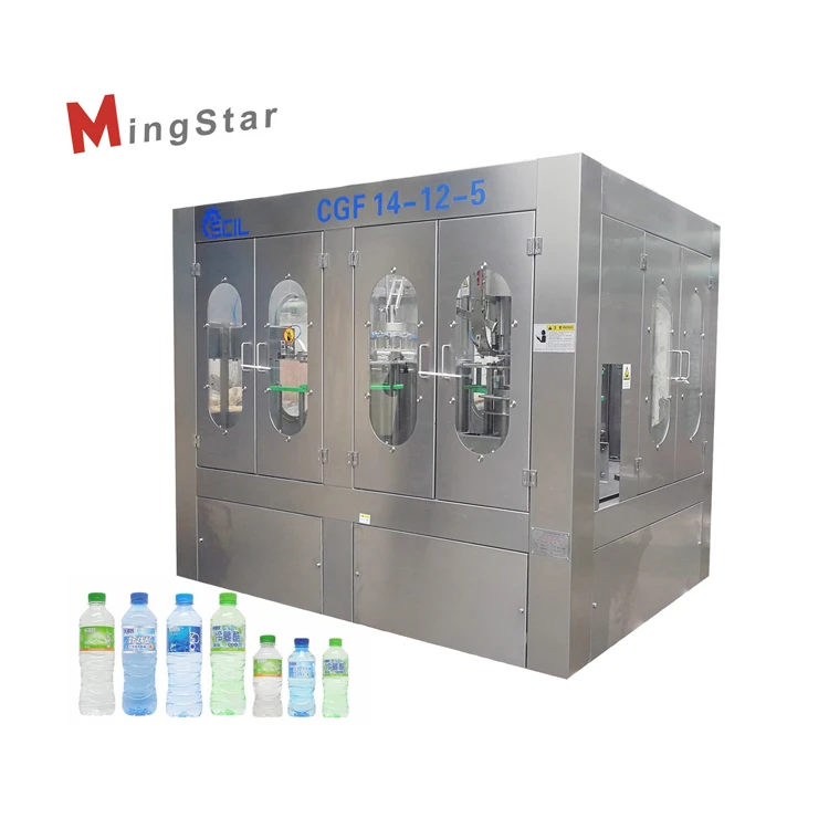 fully  Automatic 3 in1 complete mineral water filling line spare parts