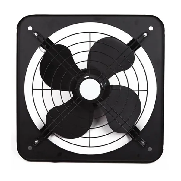 metallic wall mounted industrial ventilation fan with grid/industrial exhaust fan price/Square industrial exhaust fan