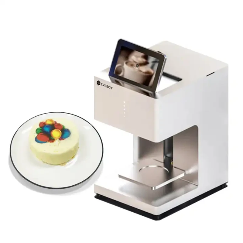 Edible ink inkjet printer for coffee shop restaurant canteen dining cake candy coffee printing machine rice paper printer wholes