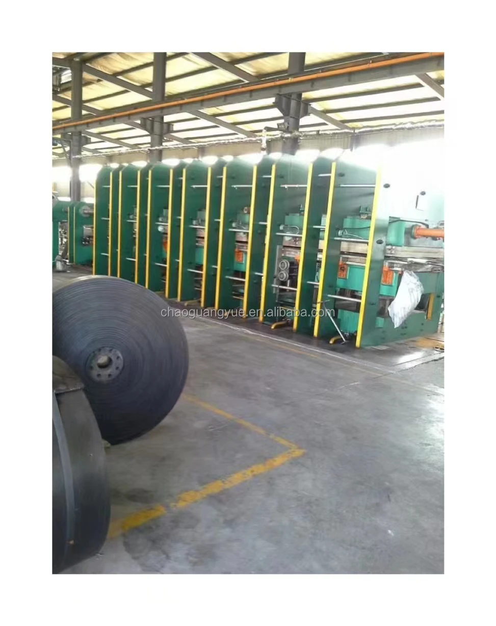 XLB1400x5700 rubber conveyor belt making production vulcanizing vulcanization curing hydraulic hot heat press machine