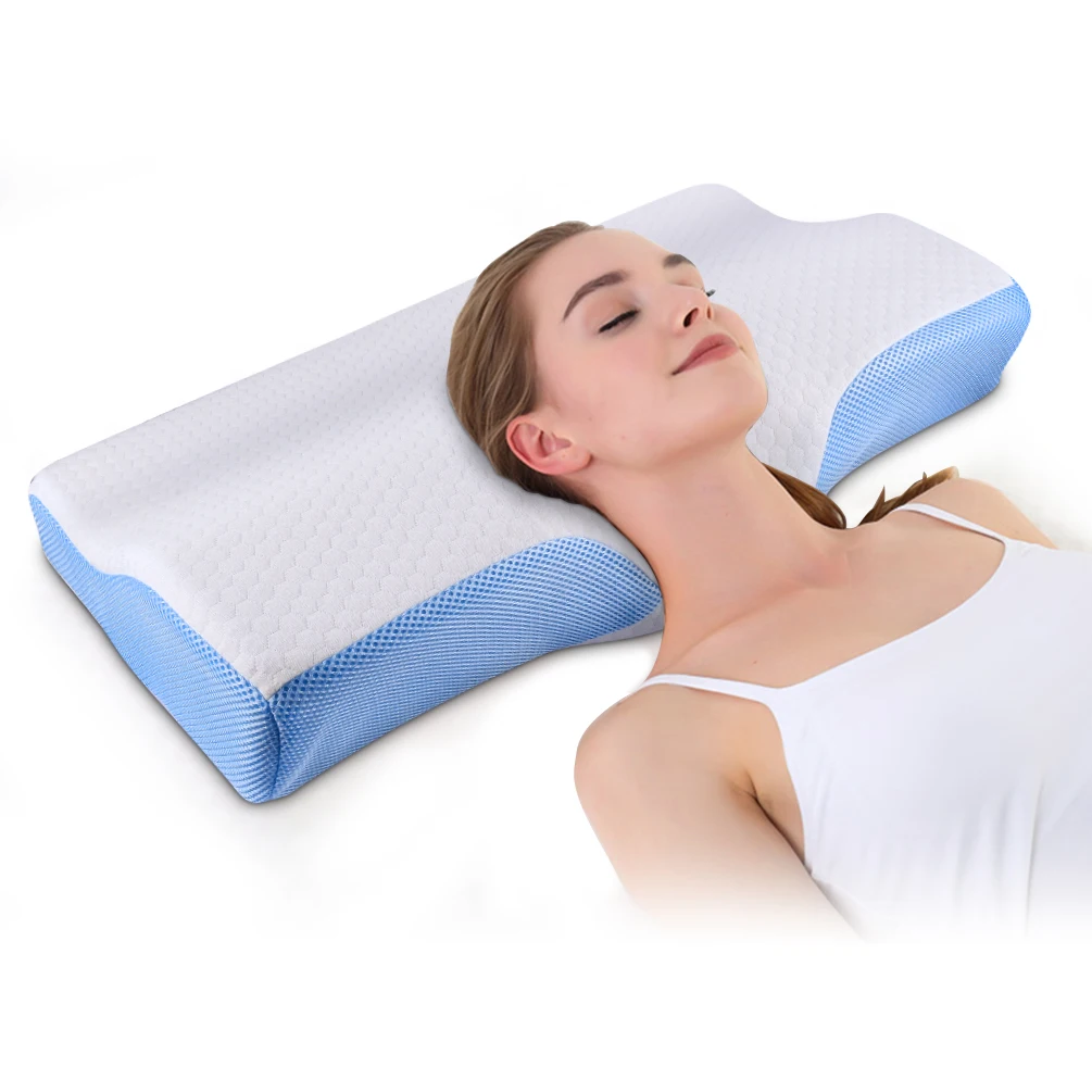 Cervical Pillow Contour Memory Foam Orthopedic Pillow for Neck Pain Sleeping for Side Sleeper Back Sleeper Stomach Sleeper