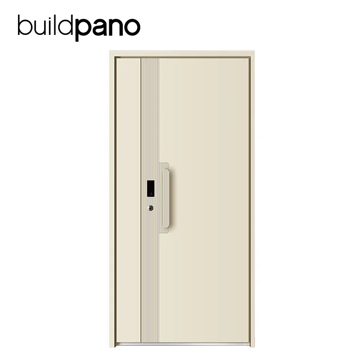 New Modern Italy Design Hot Sale Metal Other Front Entry Door Cheap Price Exterior Steel Security Entrance Doors For Houses