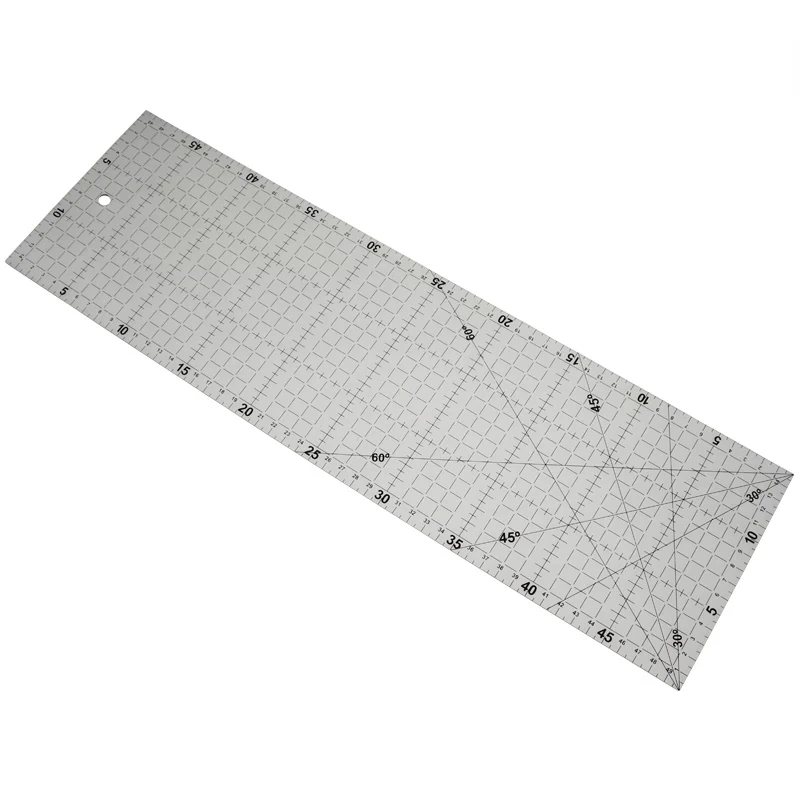 50x15cm Drawing Tools Grid Cutting Craft Scale Rulers Transparent Acrylic Quilting Patchwork Aligned Ruler