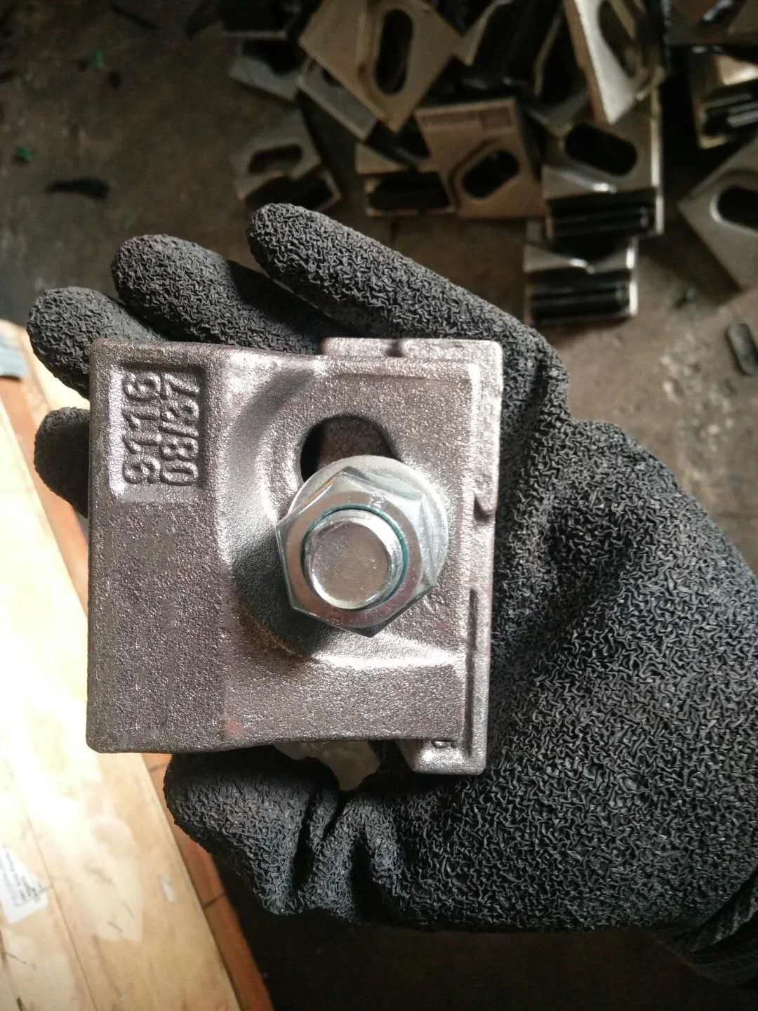 Rail fasteners 9116 Rail Clamp construction rail accessories for railway