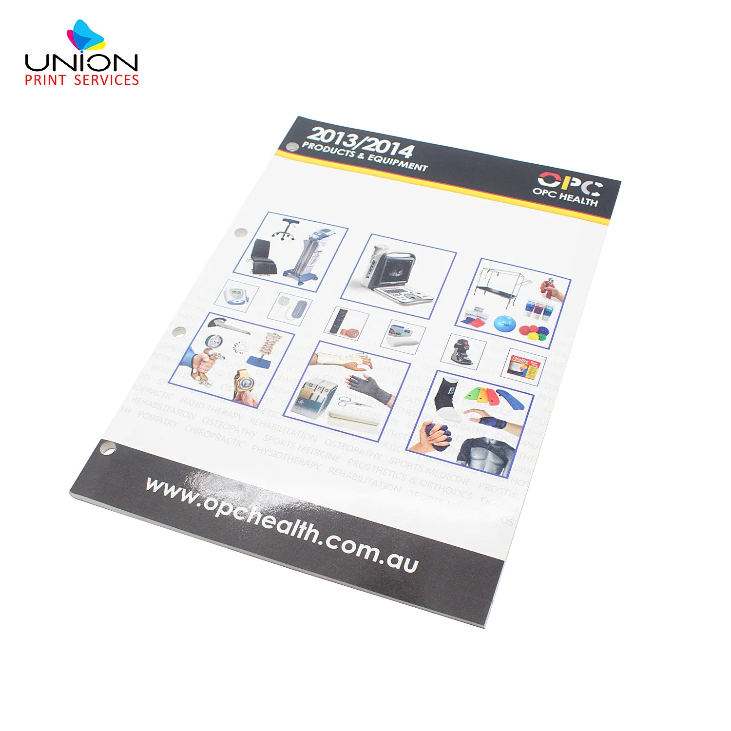 Perfect Binding Perforated Hole Catalog Printing Brochure Books For Goods Instruction