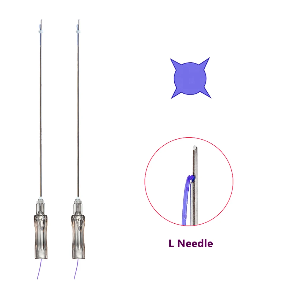 Лидер продаж 2021, Корея, 19 г, 120 мм зажимы, Cog 4D Pdo резьба с L-кончиком для подъема щек